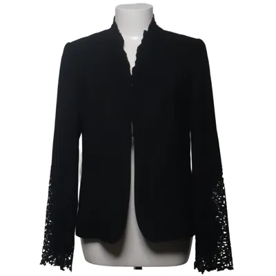 Blazer (Noir) de Elie Tahari Acétate, Élasthane, Polyester