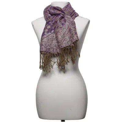 Sjaal (Lila, Goud) van Pashmina Zijde