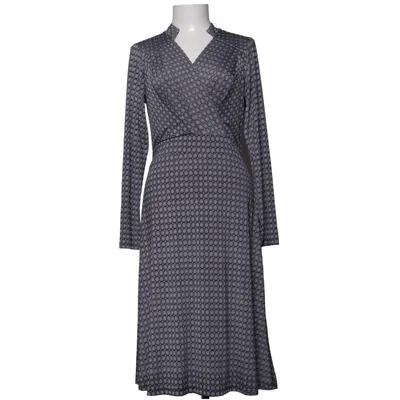 Wikkeljurk (Blauw, Grijs, Wit) van Stockholms Klänningsfabrik Elastaan, Polyester