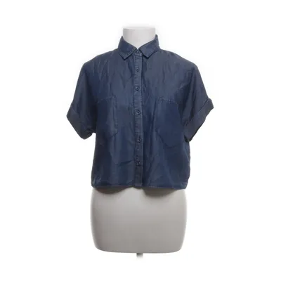 Korte mouwen shirt (Blauw) van Zara Basic Z1975 Denim Lyocell