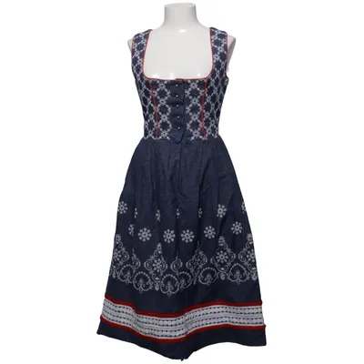 Dirndl (Blå, Hvid, Rød) fra Heller Bomuld