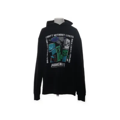 Huvtröja (Svart, Flerfärgad) från Minecraft Bomull, Polyester