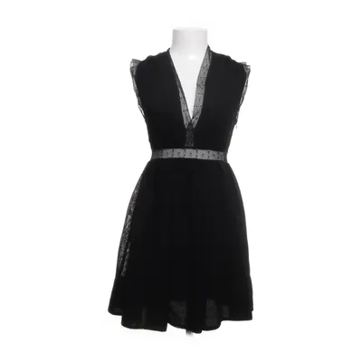 Klänning (Svart) från Sandro Paris Acetat, Bomull, Polyester