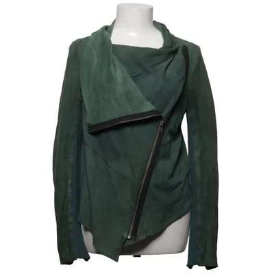 Veste de motard (Vert) de Muubaa Coton, Cuir, Polyester