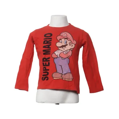 T-shirt à manches longues (Rouge) de Super Mario Coton