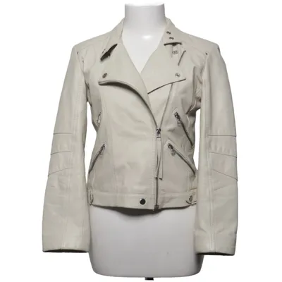 Bikerjack (Beige) van Modes Stockholm Leer