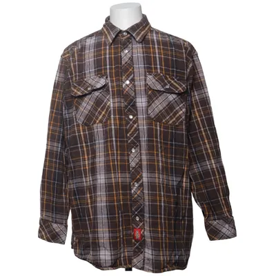 Flanellskjorta (vintage Dickies flannel shirt, Dickies workwear, oversized flannel, brown plaid shirt, skater style flannel, grunge fashion, y2k flannel shirt, streetwear essential, heavy flannel shirt, carpenter style, skatewear aesthetic, workwear fashion, lumberjack shirt, 90s fashion, retro streetwear, unisex oversized shirt, casual layering piece, utility fashion, vintage work shirt, classic plaid flannel y2k aesthetic, tiktok fashion, grungecore, skaterboy style, thrifted vibes, indie aesthetic, baggy fit, oversized style, streetwear outfit, vintage drip, pinterest fashion, alt fashion, retro outfit, cozy aesthetic, 2000s street style, casual core, urban fashion, viral tiktok style, layered outfit inspo, soft grunge, emo skater vibes, normcore fashion, everyday vintage, relaxed fit, hype streetwear, thrift fashion find, vintage outfit inspo, dark academia casual, rugged workwear aesthetic, old school skater look) från Dickies Bomull
