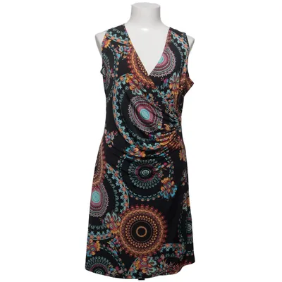 Klänning (Svart, Flerfärgad) från Coline Elastan, Polyester