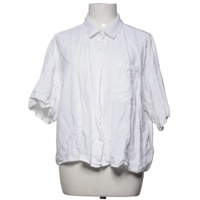 Kortærmet skjorte (Hvid) fra Lager 157 Linned, Viscose