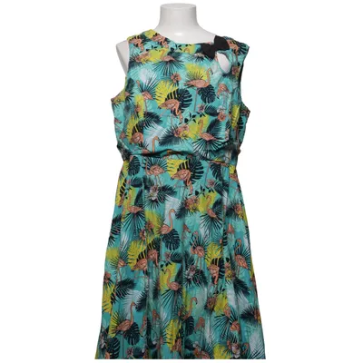 Robe (Turquoise, Multicolore) de Banned Coton, Élasthane