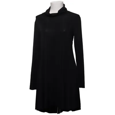 Robe à col roulé (Noir) de Cotonel Acétate, Élasthane
