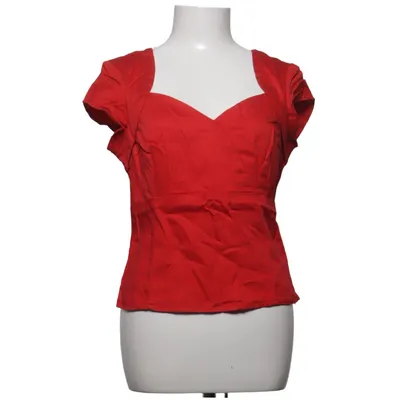 Top (Red) from Collectif Cotton, Elastane