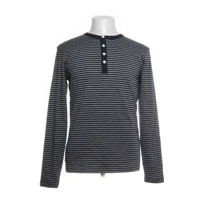 Henley shirt (Blauw, Wit) van Lindberg Katoen
