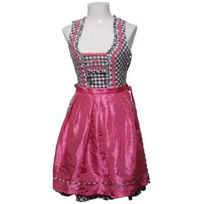 Dirndl (Pink, Grå, Hvid) fra Stockerpoint Bomuld, Polyester