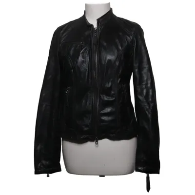 Veste en cuir (Noir) de Molltan Cuir, Polyester
