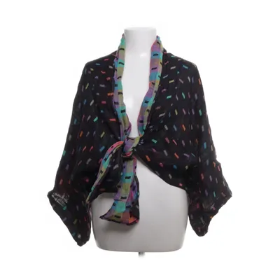 Wrap cardigan (Multicolored, Black) from Ralston Linen