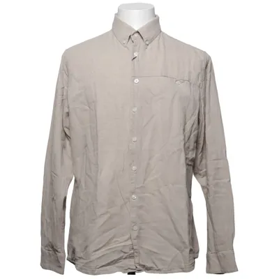 Shirt (Beige) from Dressmann Cotton, Linen