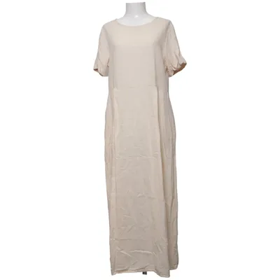 Robe longue (Beige) de Mazing Lin, Viscose