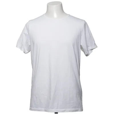 T-shirt (Blanc) de Mango Man Coton, Élasthane