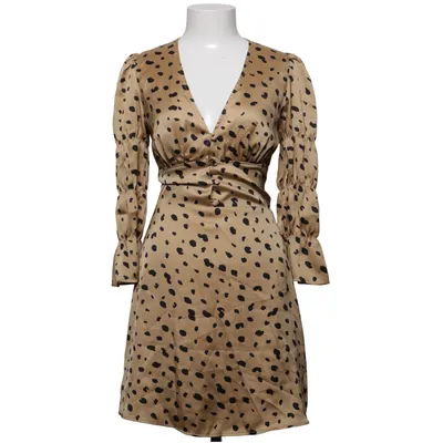 Dress (Beige, Black) from Adoore Polyester