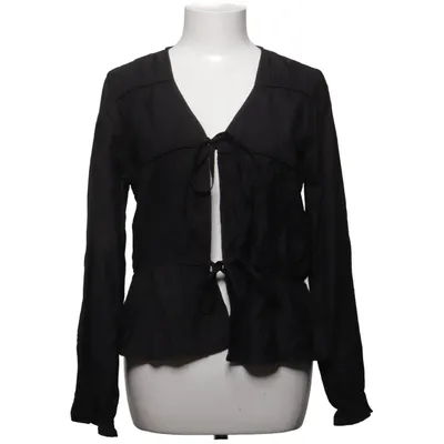 Wickelbluse (Schwarz) von Soda Collection Polyamid, Viskose