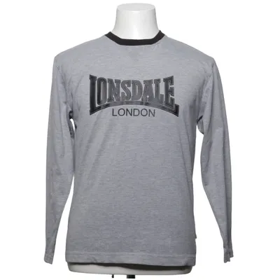 Långärmad t-shirt (Grå, Svart) från Lonsdale London Bomull, Polyester
