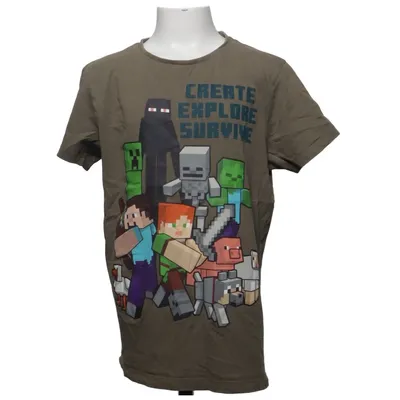 T-shirt (Grøn, Flerfarvet) fra Mojang