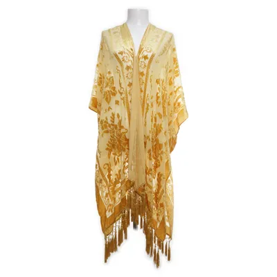 Strandjurk (Geel) van Free People Nylon, Viscose