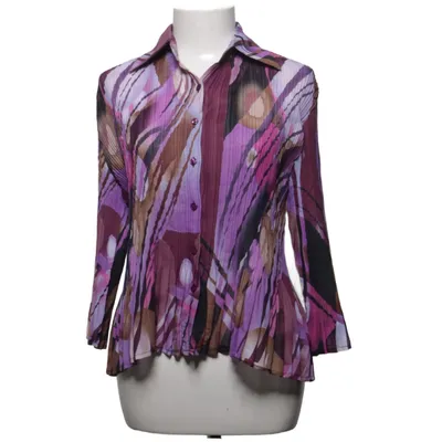 Blouse (Purple, Brown, Multicolored) from Kriss Polyester