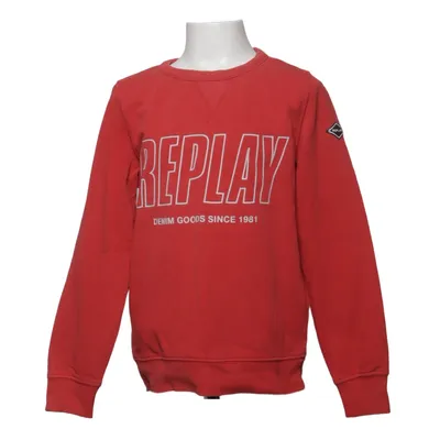 Collegetröja (Röd) från Replay Bomull, Polyester