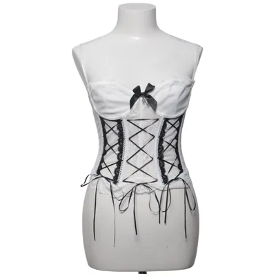 Corset (Blanc, Noir) de Romwe