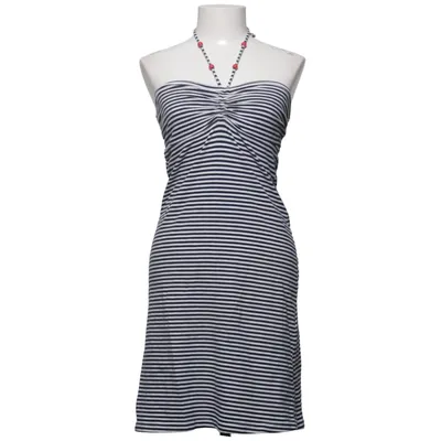 Halterneck dress (Blue, White) from Etirel Cotton, Elastane