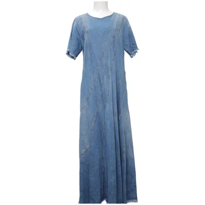 Robe en jean (Bleu) de Coster Coton, Élasthane