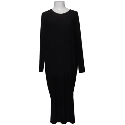 Robe longue (Noir) de Flounce Élasthane, Polyester