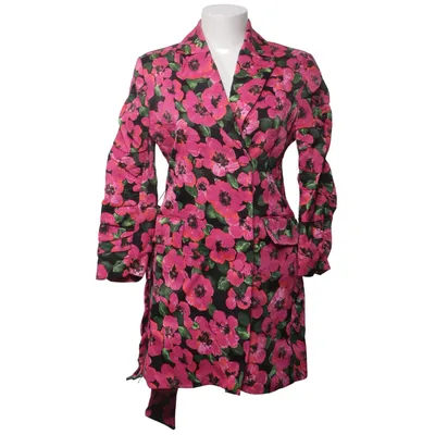 Skjortekjole (Pink, Sort, Grøn, Flerfarvet) fra Zara Elastan, Polyester