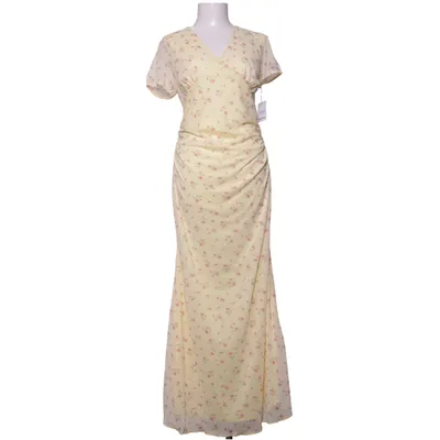Maxi jurk (Geel, Roze, Meerkleurig) van Boohoo Elastaan, Polyester