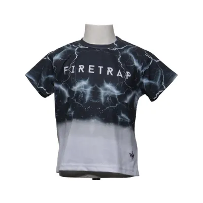 T-shirt (Noir, Blanc) de Firetrap Polyester