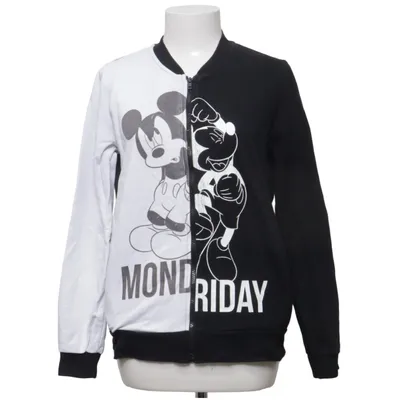 Sweatshirt (Zwart, Wit) van Disney Katoen, Polyester