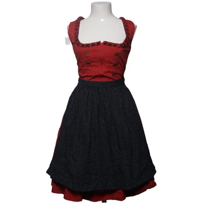 Dirndl (Rouge, Noir, Blanc) de Almsach Coton