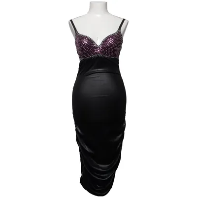 Cocktailklänning (Svart, Rosa) från Goddess London Elastan, Polyester