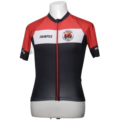 Cykeltrøje (Rød, Sort, Hvid) fra Trimtex Elastan, Polyester