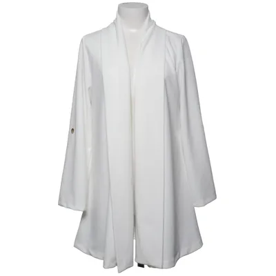 Cardigan (White) from Aefan Elastane, Polyester