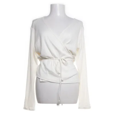 Wikkelblouse (Wit) van Sylvie Meis Elastaan, Polyester
