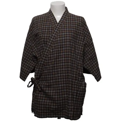 Kimono (Brown, Gray, Multicolored) from Liebling Cotton, Linen