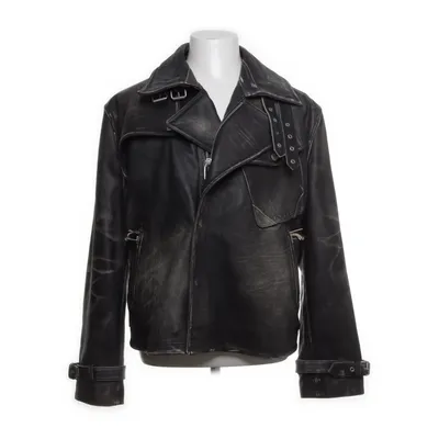 Leren jack (Zwart, Grijs) van Eytys Polyester, Leer, Viscose