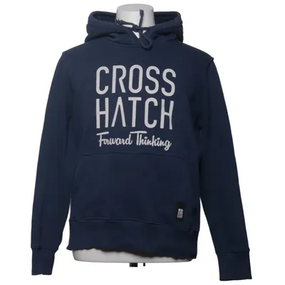 Huvtröja (Blå) från Crosshatch Bomull, Elastan, Polyester