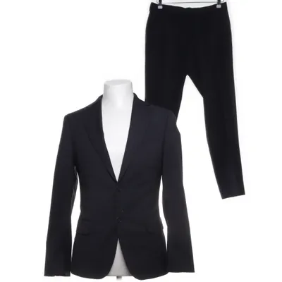 Suit (Black) from Oscar Jacobson Polyester, Wool, Elastane