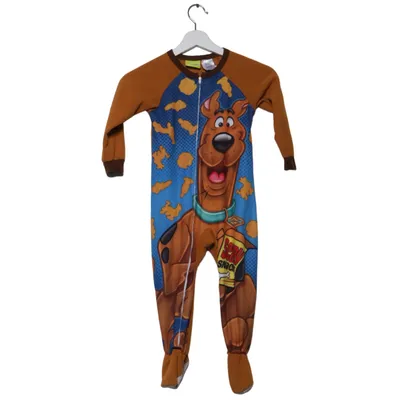 Sparkedragt (Brun, Blå, Flerfarvet) fra Scooby-Doo Polyester