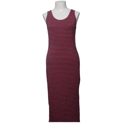 Maxikjole (Pink, Sort) fra Marine Elastan, Viscose