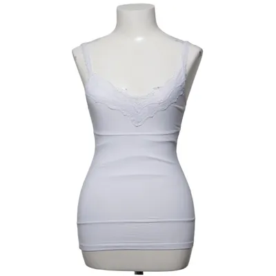 Tank Top (White) from Lascana Cotton, Elastane